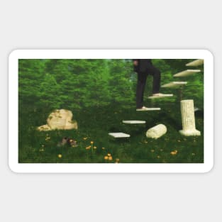 The spiritual journey Sticker